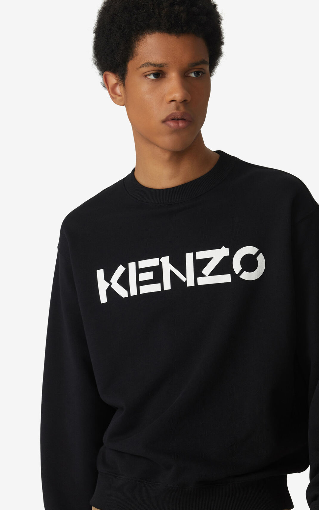 Kenzo Logo スウェット メンズ 黒 - VPWABK620